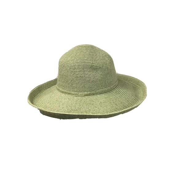 SAN DIEGO HAT CO Green SUN HAT One Size 4" BRIM Band Packable - Picture 1 of 7